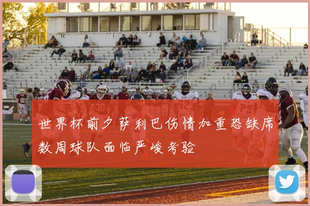 世界杯前夕萨利巴伤情加重恐缺席数周球队面临严峻考验